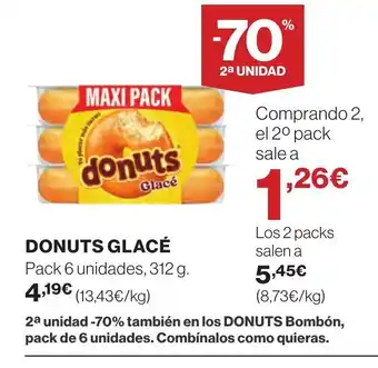 El Corte Inglés DONUTS GLACÉ oferta