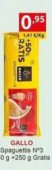 Supermercados Extremadura Gallo - spaguettis no3 oferta