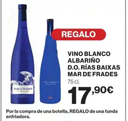 El Corte Inglés VINO BLANCO ALBARIÑO D.O. RÍAS BAIXAS oferta