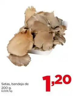 Alimerka Setas, bandeja de 200 g. oferta