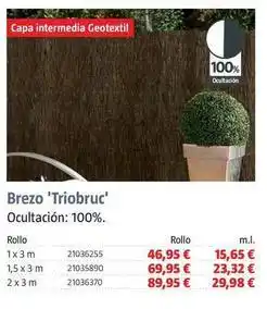 Bauhaus Brezo 'triobruc' oferta