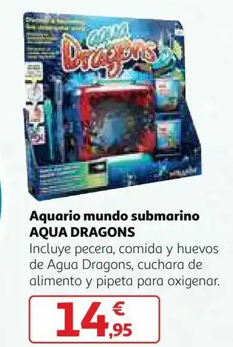 Alcampo Aquario mundo submarino aqua dragons oferta