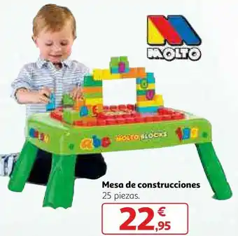 Alcampo Molto mesa de construcciones oferta