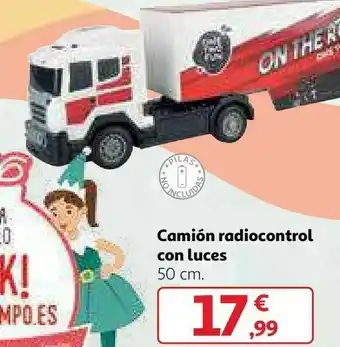 Alcampo Camión radiocontrol con luces oferta