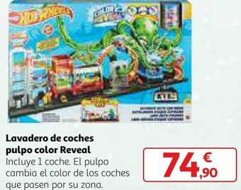 Alcampo Lavadero de coches pulpo color reveal oferta