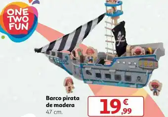 Alcampo Barco pirata de madera oferta