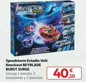 Alcampo Speedstorm estadio volt knockout beyblade burst surge oferta