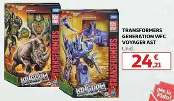 Alcampo Transformers generation wfc voyager ast oferta