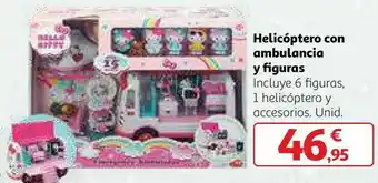 Alcampo Helicóptero con ambulancia y figuras oferta