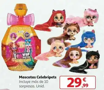 Alcampo Mascotas celebripets oferta