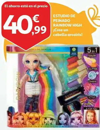 Alcampo Estudio de peinado rainbow high oferta