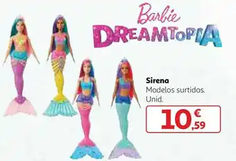 Alcampo Barbie dreamtopia sirena oferta