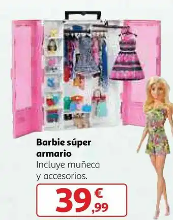 Alcampo Barbie súper armario oferta