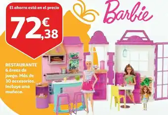 Alcampo Barbie restaurante oferta