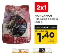 Alimerka HARICAMAN Pan rallado panko, 500 g. oferta