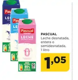 Alimerka PASCUAL Leche desnatada, oferta