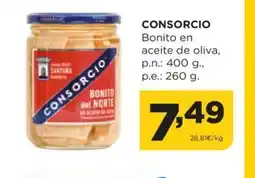 Alimerka CONSORCIO Bonito en aceite de oliva oferta