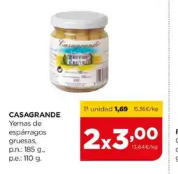 Alimerka CASAGRANDE Yemas de espárragos gruesas oferta
