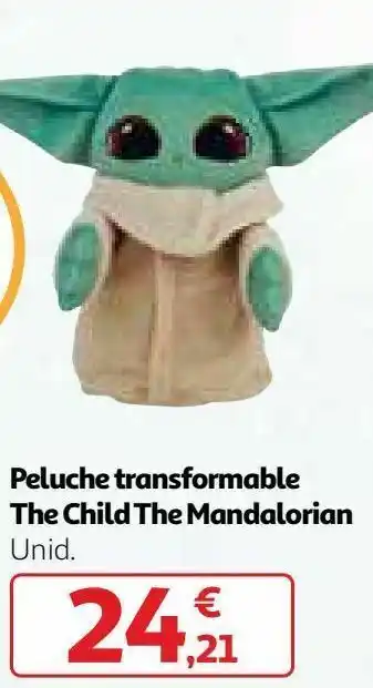 Alcampo Peluche tranformable the child the mandalorian oferta