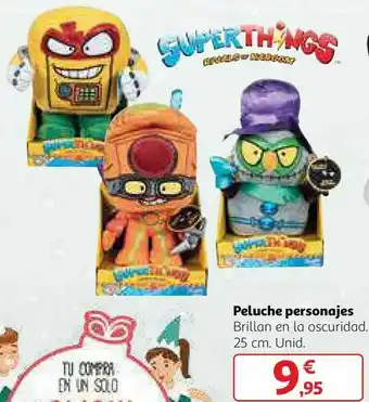 Alcampo Peluche personajes oferta