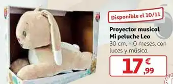 Alcampo Proyector musical mi peluche leo oferta