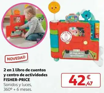 Alcampo 2 en 1 libros de cuentos y centro actividades fischer-price oferta