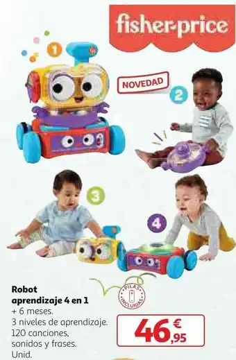 Alcampo Robot aprendizaje 4 en 1 oferta
