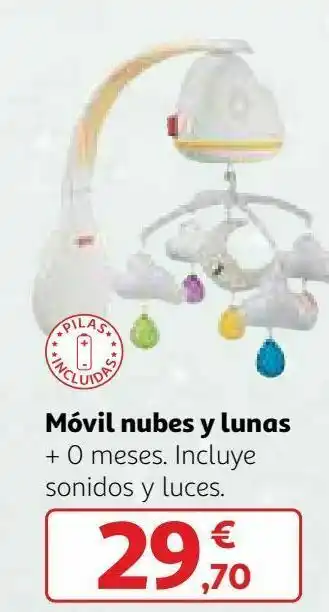 Móvil nubes y lunas