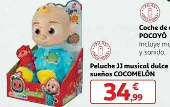 Alcampo Peluche jj musical dulce sueños cocomelón oferta