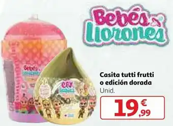 Alcampo Casita tutti frutti o edición dorada oferta