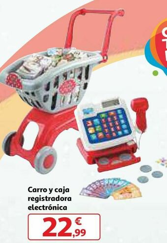 Alcampo Carro y caja registradora electrónica oferta