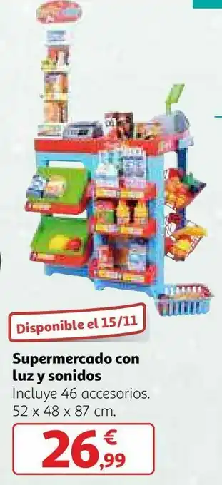 Alcampo Supermecado con luz y sonidos oferta