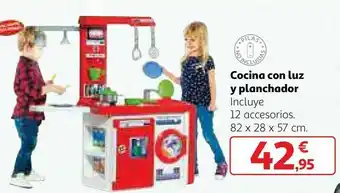 Alcampo Cocina con luz y planchador oferta