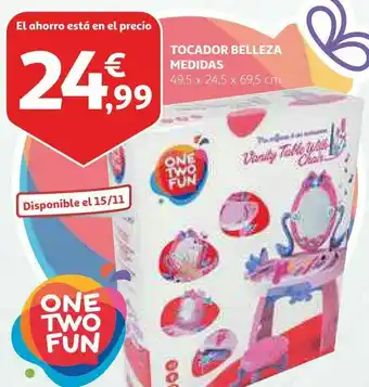 Alcampo Tocador belleza medidas oferta
