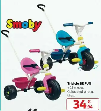 Alcampo Triciclo be fun oferta