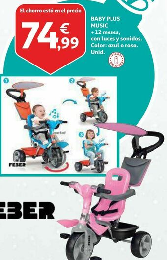 Alcampo Baby plus music oferta