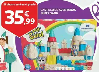 Alcampo Castillo de aventuras super sand oferta
