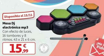 Alcampo Mesa dj electrónica mp3 oferta