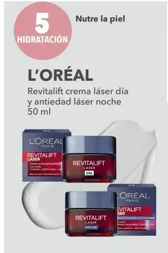 Clarel Revitalift crema láser día y antiedad láser noche 50 ml l'oréal oferta