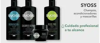 Clarel Champús, acondicionadores y mascarillas syoss oferta