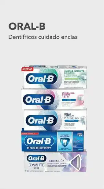 Clarel Dentífricos cuidado encías oral b oferta