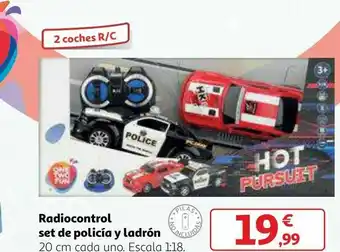 Disney Radiocontrol set de policía y ladrón oferta