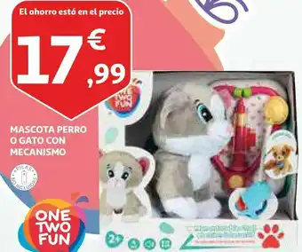 Mascota perro o gato con mecanismo
