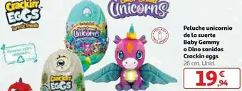 Disney Peluche unicornio de la suerte baby gemmy o dino sonidos crackin eggs oferta