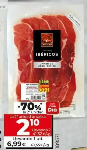 Jamón ibérico navidul
