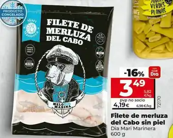 Filetes de merluza dia