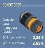Bauhaus Conector para manguera rápido oferta