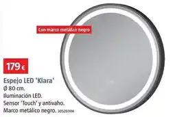 Bauhaus Espejo led 'klara' oferta