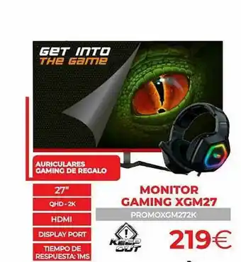 Computer Store Monitor Gaming Xgm27 oferta