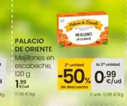 Eroski PALACIO DE ORIENTE Mejillones en escabeche, oferta